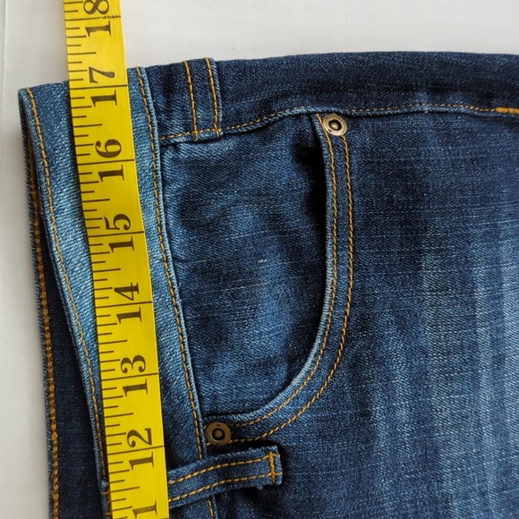 Nobo Distressed Studded Heart Capri Jeans Y2K Junior 13 Blue - Picture 14 of 16